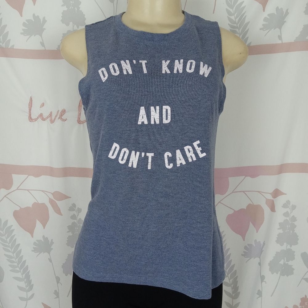 ModernLux sleeveless‎ blue top Size Small
